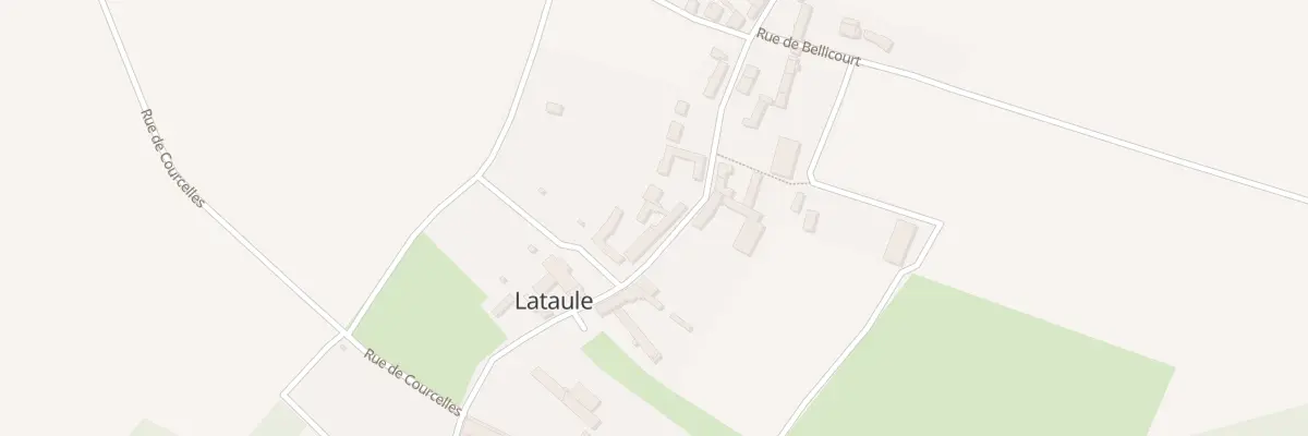 Plan du 93 Rue de Cuvilly à Lataule