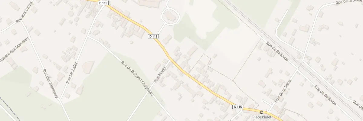 Plan du 30 Av Alfred Roll à Bois-le-Roi