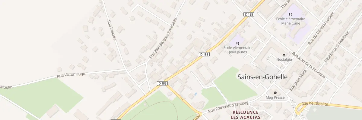 Plan du 116 Rue Jean Jaurès à Sains-en-Gohelle