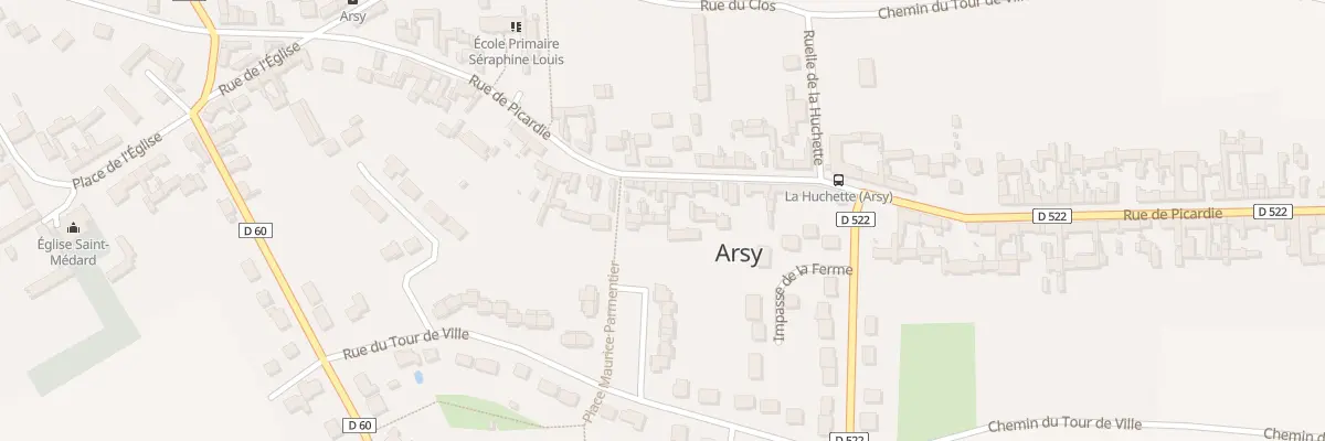 Plan du 87 Rue de Picardie à Arsy