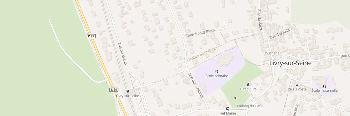 Plan du 15 Rue des Chanois à Livry-sur-Seine