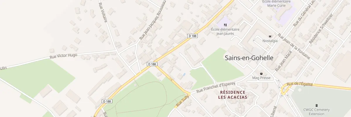 Plan du 115 Rue Jean Jaurès à Sains-en-Gohelle