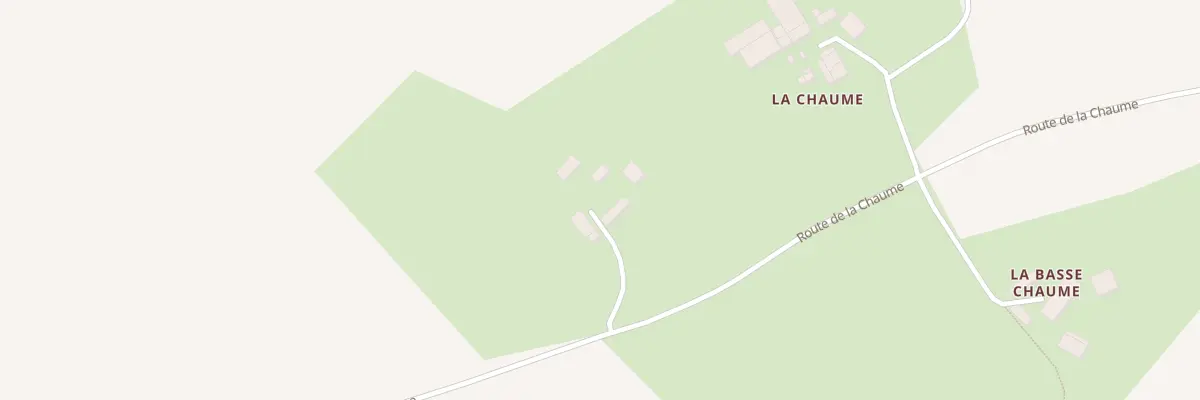 Plan du 5 Rte de la Chaume à Humbligny