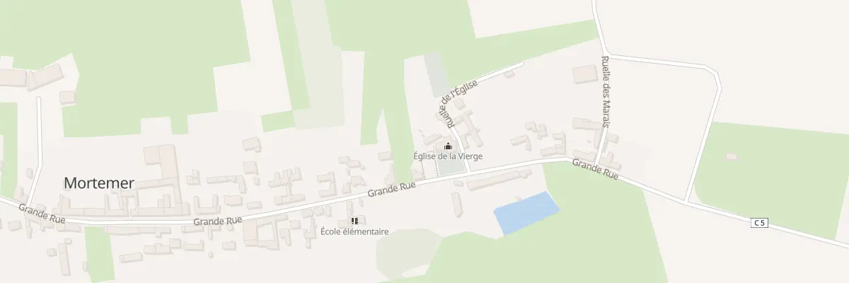 Plan du 1 Rle de l’Eglise à Mortemer