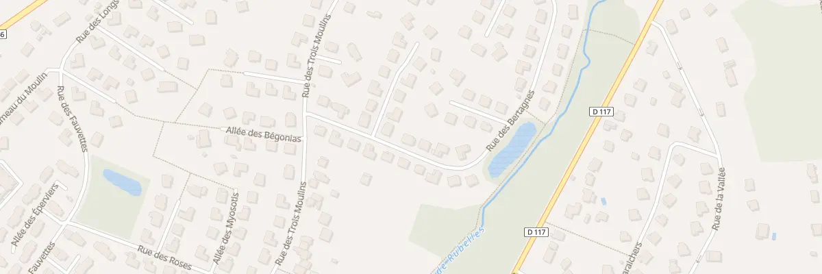 Plan du 5 Rue des Bertagnes à Rubelles