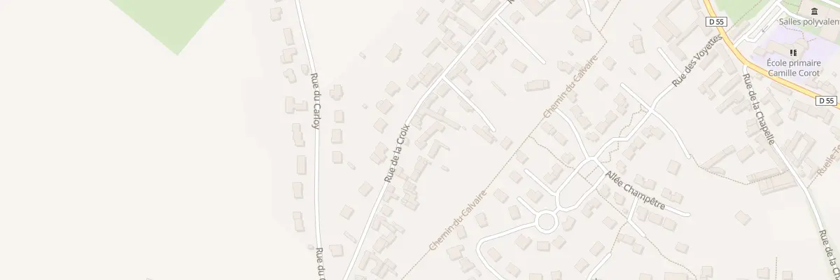 Plan du 31 Rue de la Croix à Duisans
