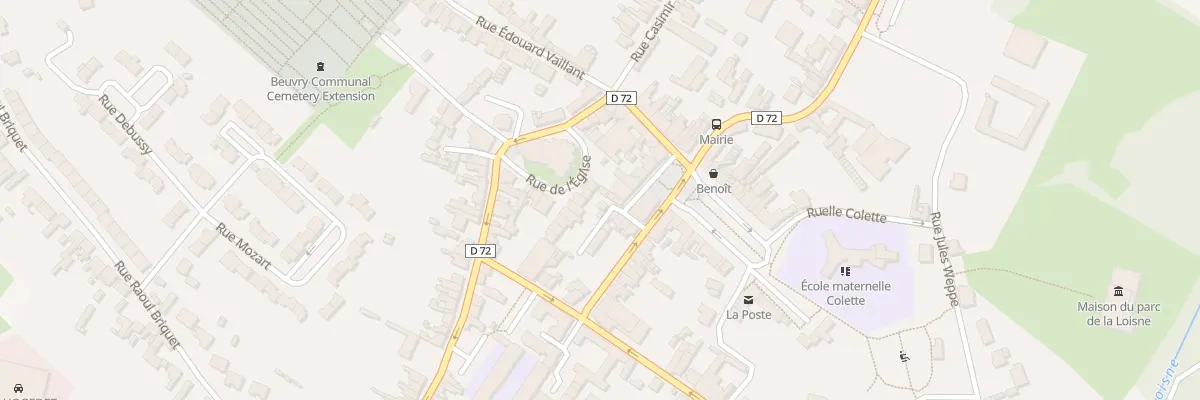 Plan du 4 Rue Pasteur à Beuvry