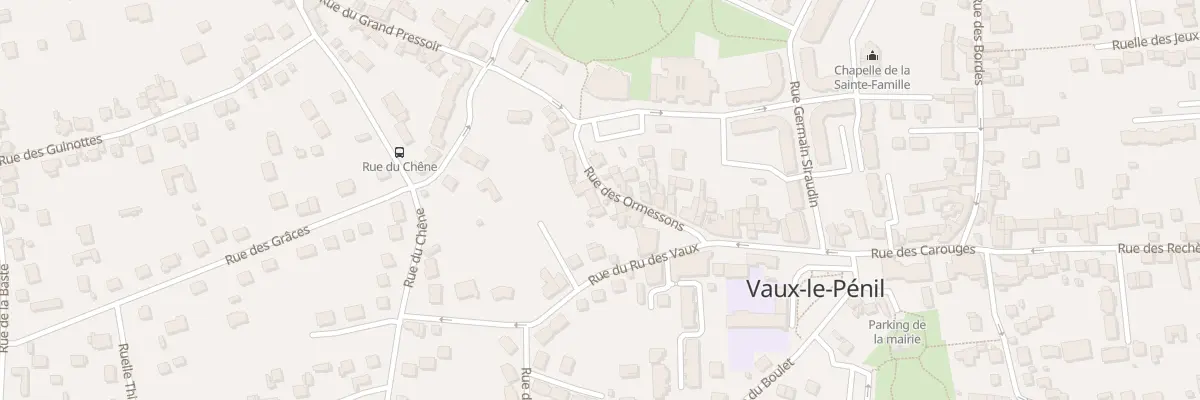 Plan du 10 Rue des Ormessons à Vaux-le-Pénil