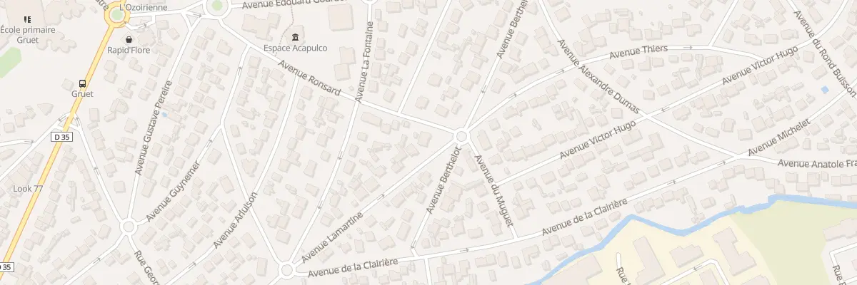 Plan du 19 Av Lamartine à Ozoir-la-Ferrière