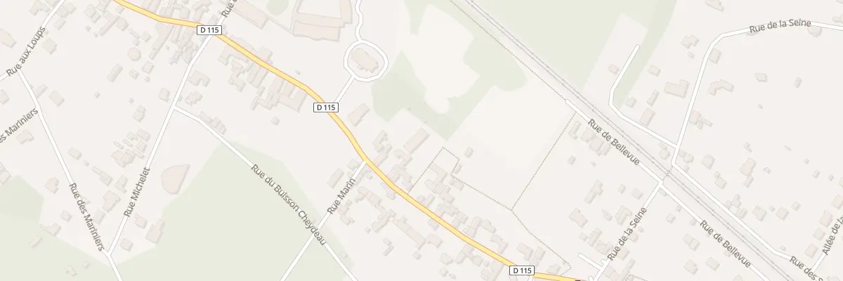 Plan du 30 Av Alfred Roll à Bois-le-Roi