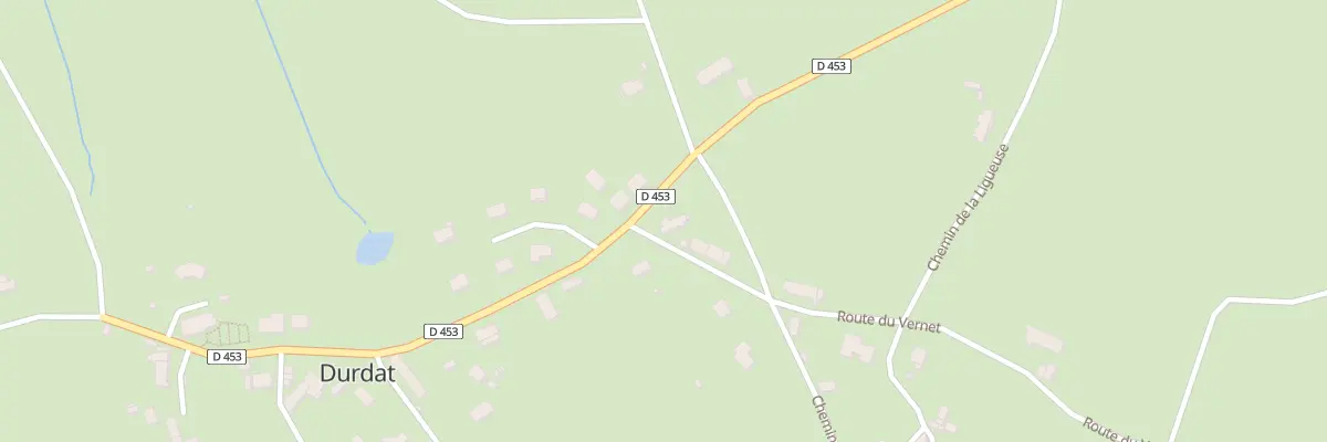 Plan du 1376 Rte du Vernet à Durdat-Larequille
