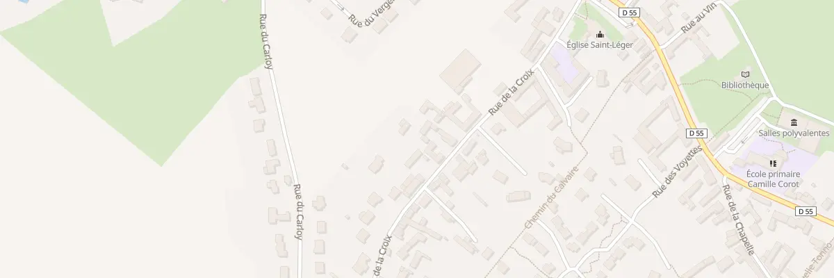 Plan du 22 Rue de la Croix à Duisans