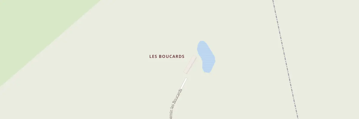 Plan du 1701 Che les Boucards à Cernoy-en-Berry