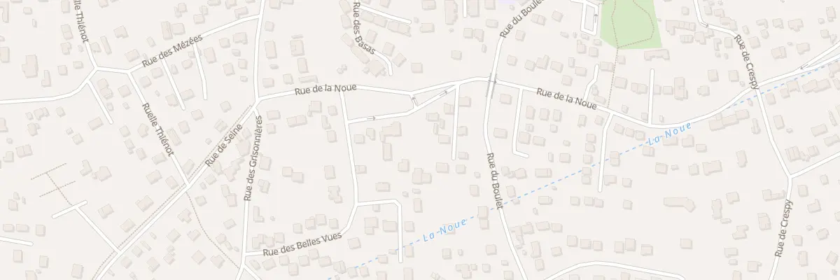 Plan du 212 Rue de la Noue à Vaux-le-Pénil