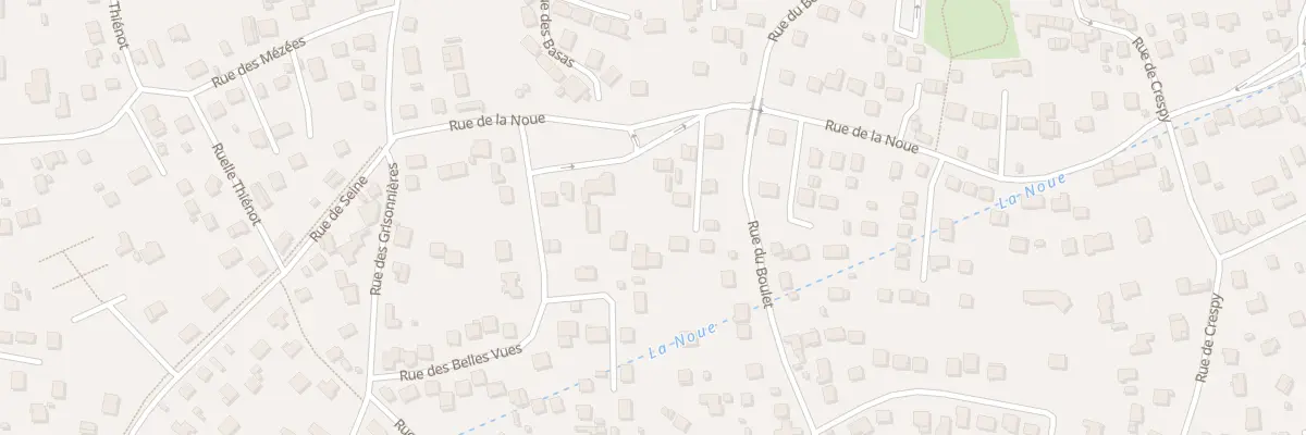 Plan du 218 Rue de la Noue à Vaux-le-Pénil