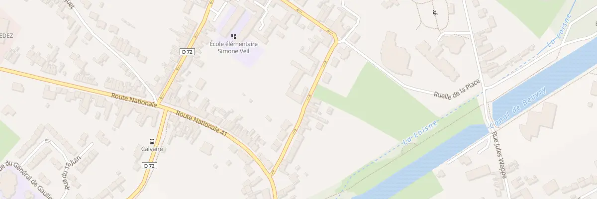 Plan du 358 Rue Pasteur à Beuvry