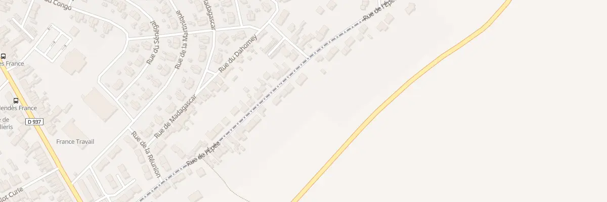 Plan du 58 Rue de l’Epée à Sains-en-Gohelle