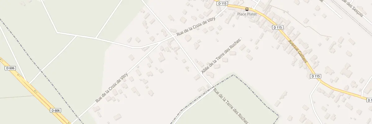 Plan du 35 Rue de la Terre des Roches à Bois-le-Roi