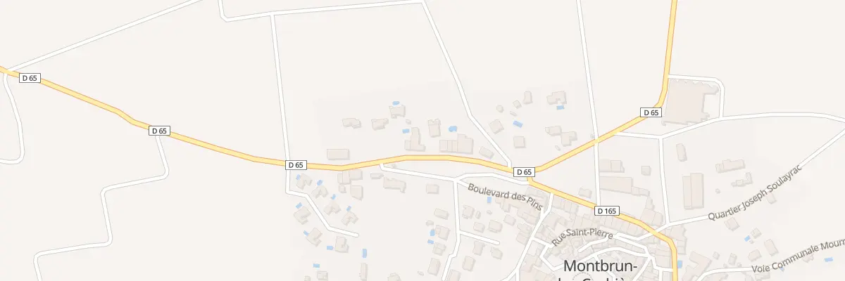 Plan du 9 Av du Quatre Aout 1792 à Montbrun-des-Corbières