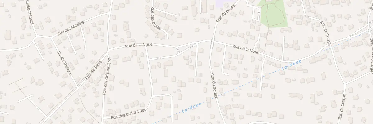 Plan du 228 Rue de la Noue à Vaux-le-Pénil