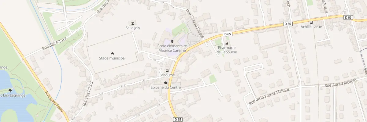 Plan du 21 Rue Achille Larue à Labourse