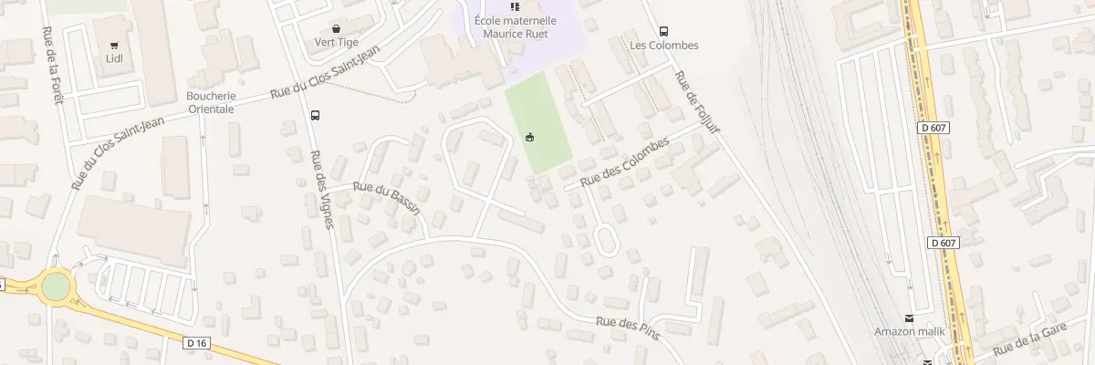 Plan du 8 Rue des Colombes à Saint-Pierre-lès-Nemours