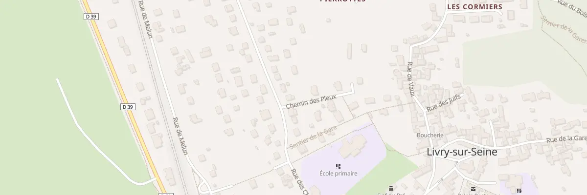 Plan du 8 Rue des Chanois à Livry-sur-Seine