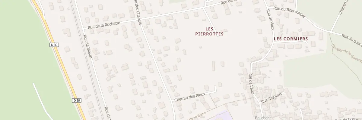 Plan du 20B Rue des Chanois à Livry-sur-Seine