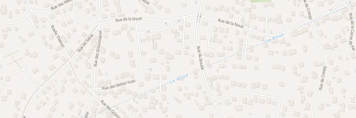 Plan du 258 Rue de la Noue à Vaux-le-Pénil