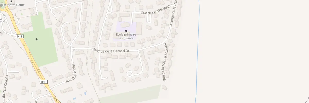 Plan du 69 Av de la Herse d’Or à Othis