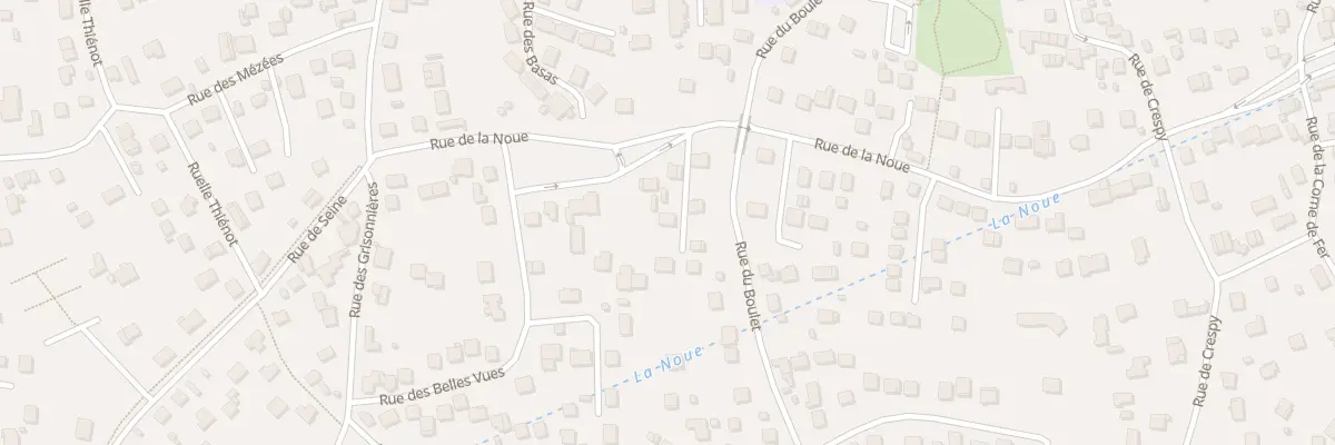 Plan du 256 Rue de la Noue à Vaux-le-Pénil