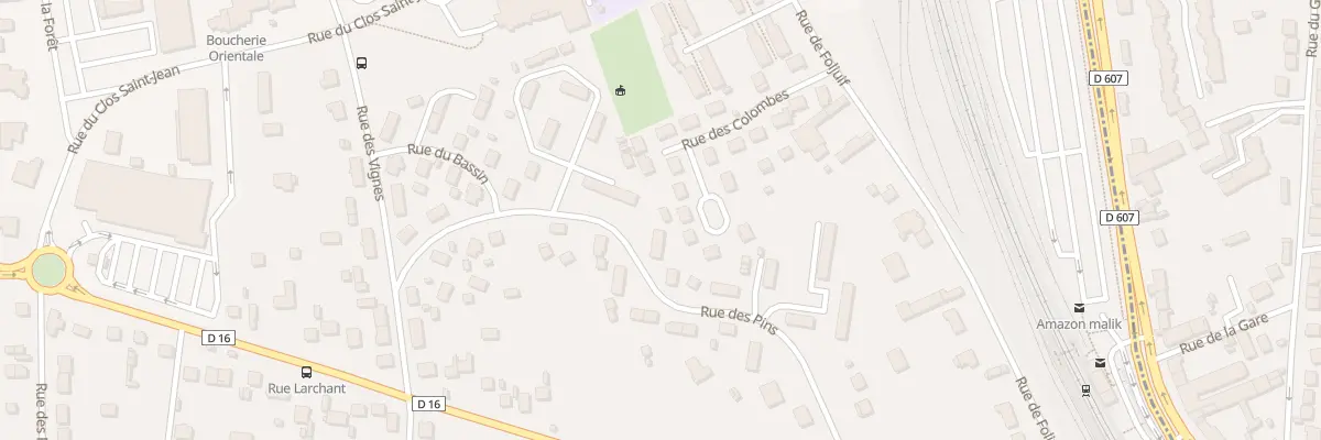 Plan du 24 Rue des Pins à Saint-Pierre-lès-Nemours