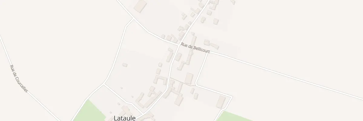 Plan du 216 Rue de Cuvilly à Lataule