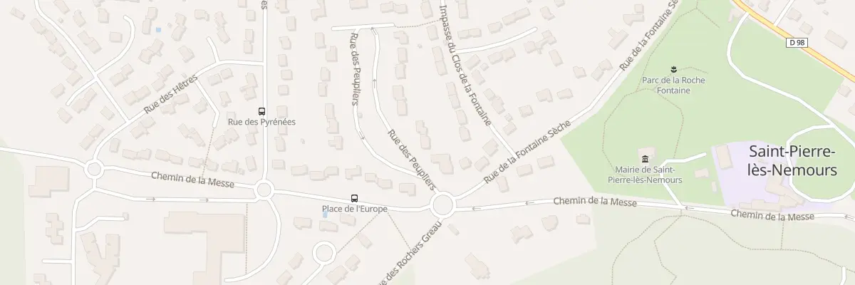 Plan du 3 Rue des Peupliers à Saint-Pierre-lès-Nemours