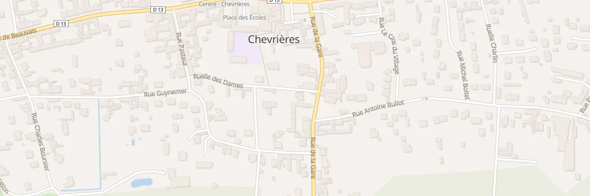 Plan du 160 Rue de la Gare à Chevrières