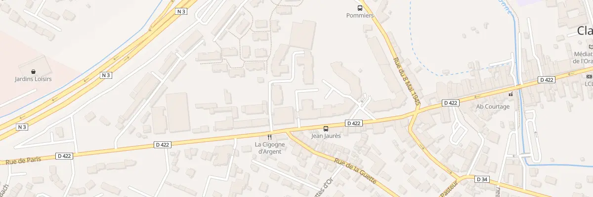 Plan du 3 Rue Jean Jaurès à Claye-Souilly