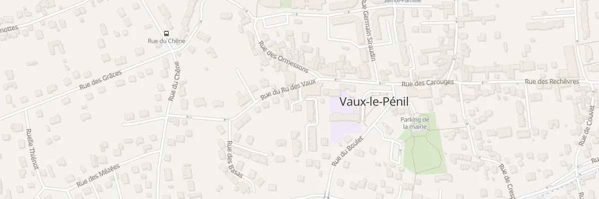 Plan du 6 Rue du Ru des Vaux à Vaux-le-Pénil
