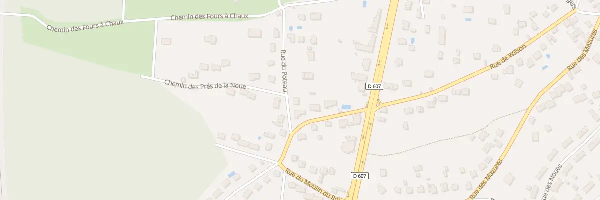 Plan du 2 Rue du Poteau à Grez-sur-Loing