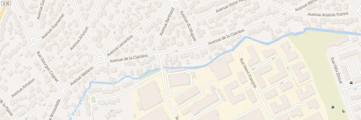 Plan du 24 Av de la Clairière à Ozoir-la-Ferrière