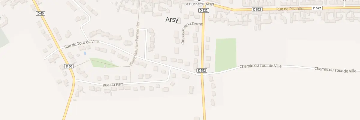 Plan du 2B Che du Tour de Ville à Arsy