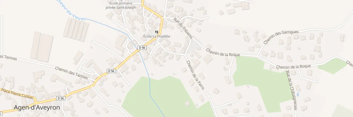 Plan du 14 Rue de la Milhau à Agen-d’Aveyron