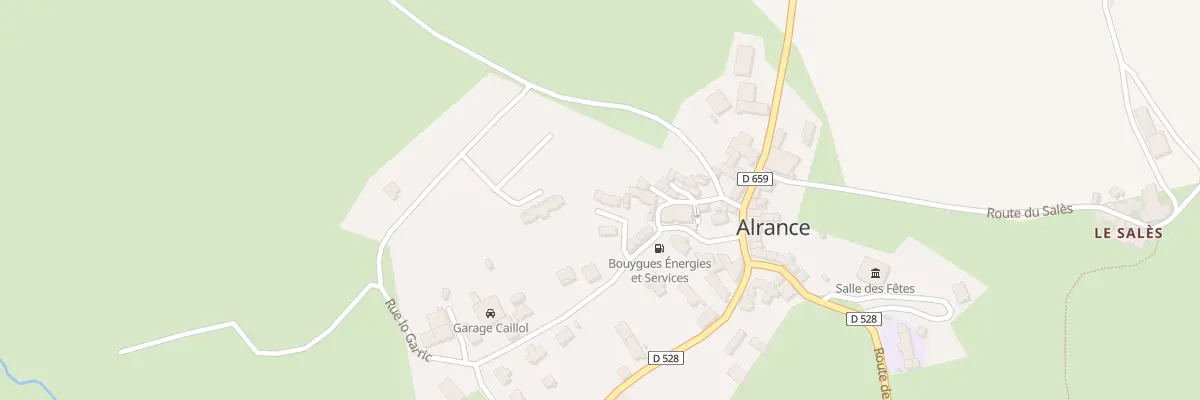 Plan du 5272 Alrance à Alrance