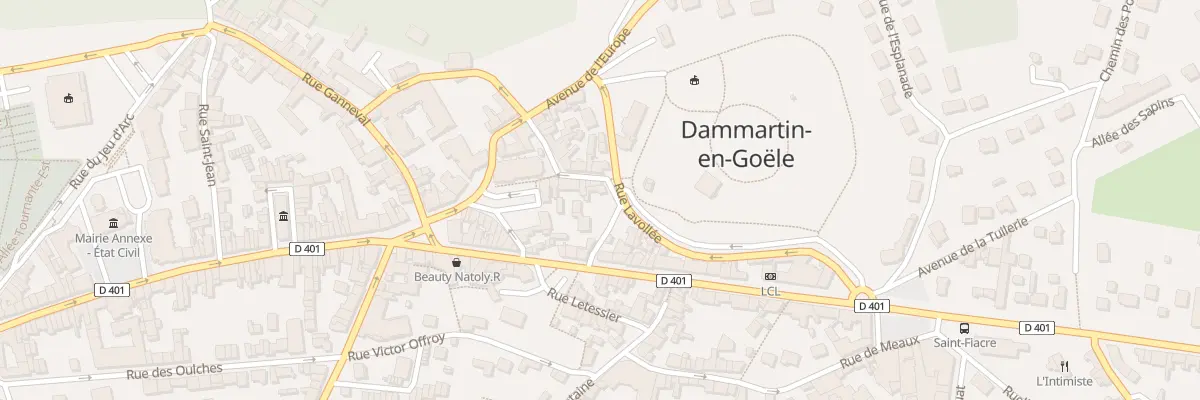 Plan du 14 Rue Dussolié à Dammartin-en-Goële