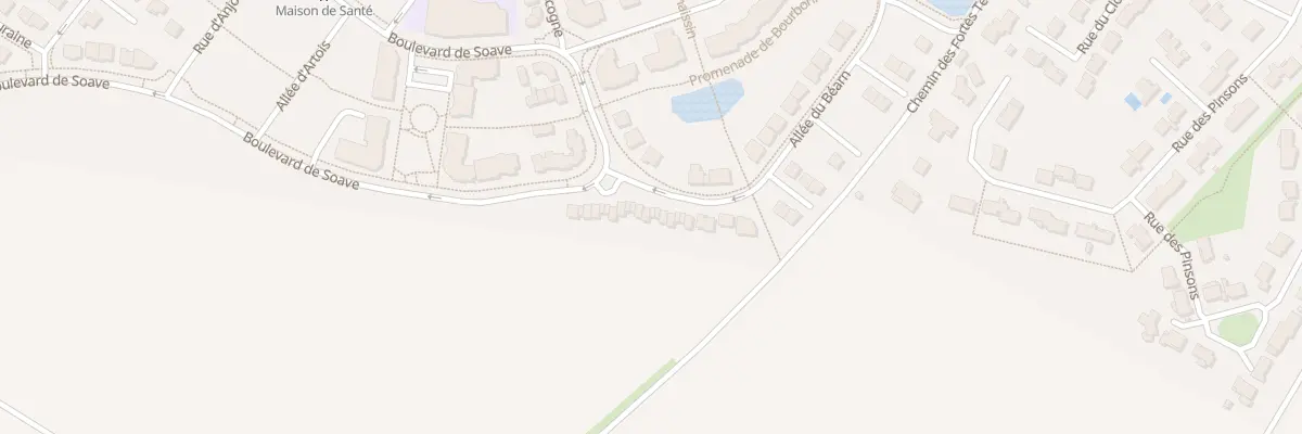 Plan du 2T All du Bearn à Claye-Souilly