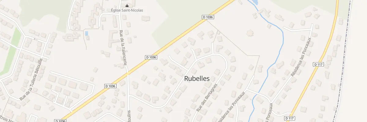 Plan du 82 Rue des Bertagnes à Rubelles