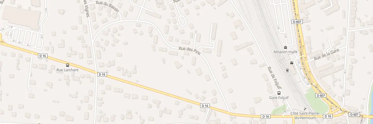 Plan du 13 Rue des Pins à Saint-Pierre-lès-Nemours