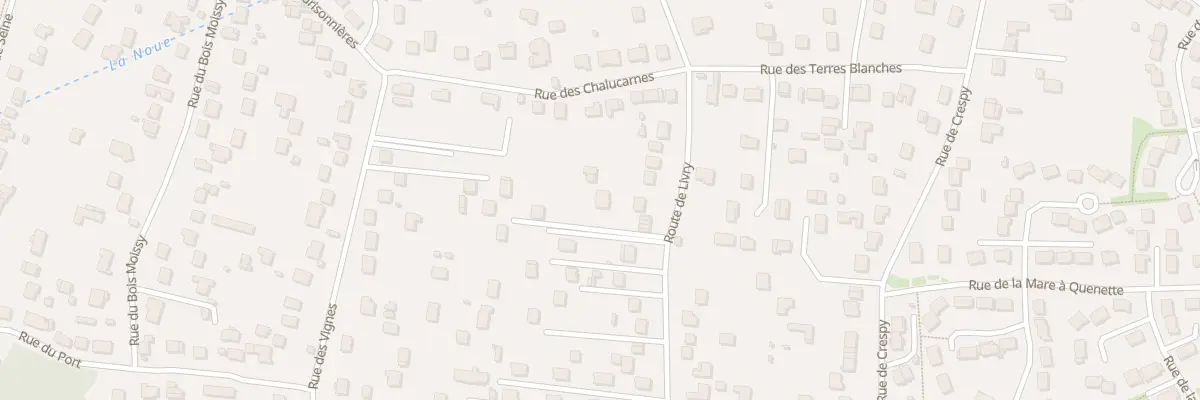 Plan du 100 Rte de Livry à Vaux-le-Pénil