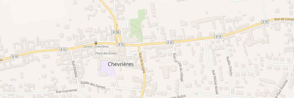 Plan du 21 Rue de la Gare à Chevrières