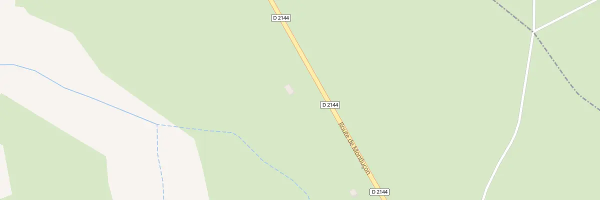 Plan du 2891 Rte de Montluçon à Durdat-Larequille