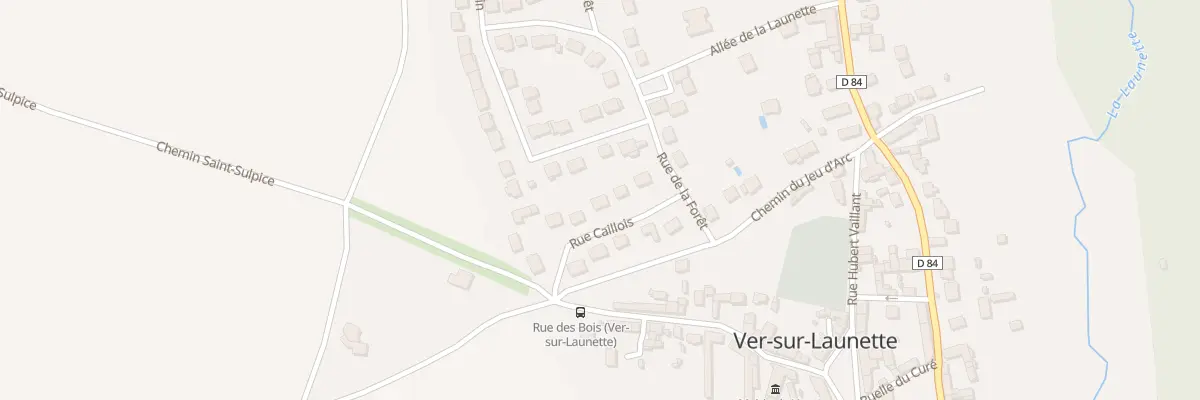 Plan du 6 Rue de Caillois à Ver-sur-Launette